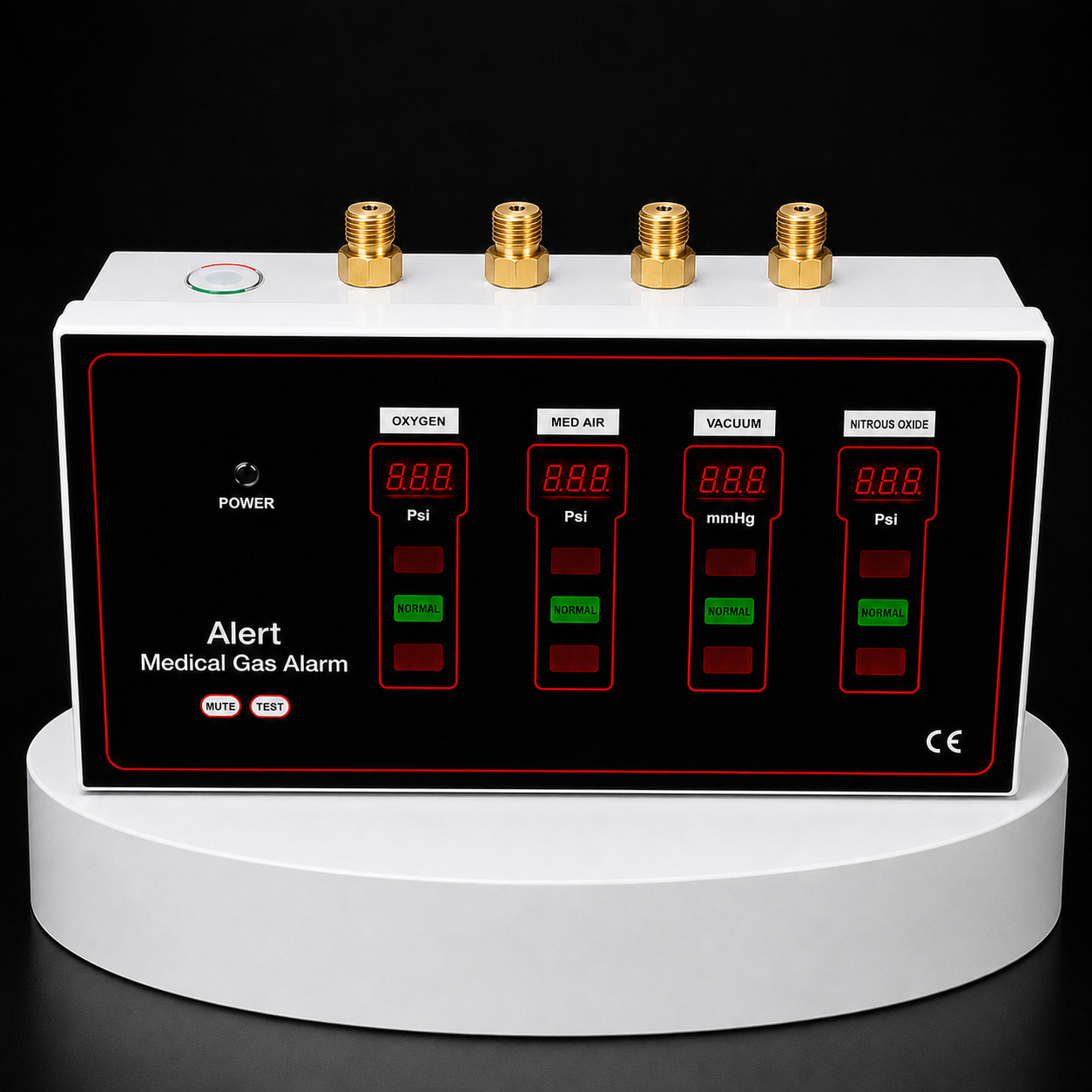 Four Gas Digital Medical Alarm System